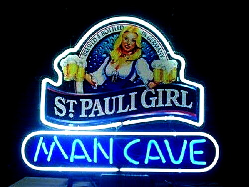 St Pauli Girl Man Cave Neon Sign